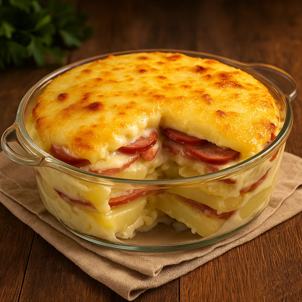 Deliciosa Batata Gratinada com Calabresa: Receita Simples e Saborosa