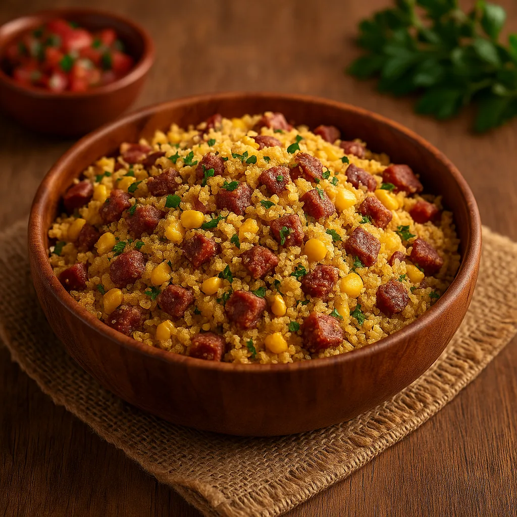 Farofa de Calabresa: Receita Fácil e Saborosa