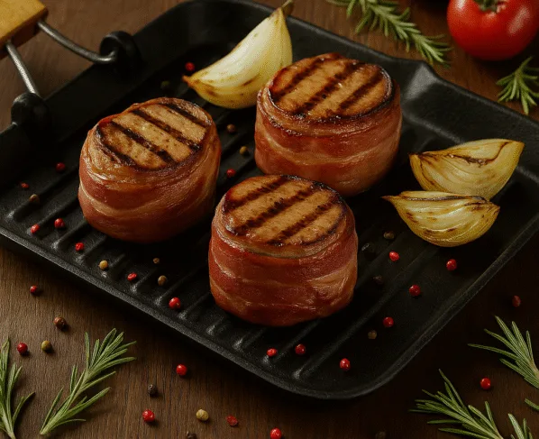 Medalhões de Filé Mignon com Bacon Sabor Inigualável e Prático