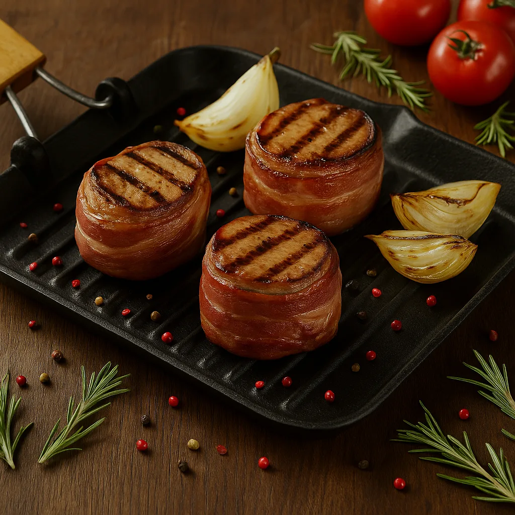 Medalhões de Filé Mignon com Bacon: Sabor Inigualável e Prático