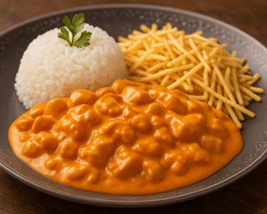 Strgonoff de Frango Cremoso e Fácil Receita Deliciosa!