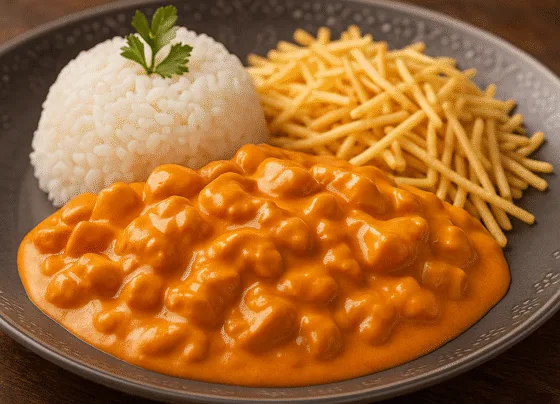 Strgonoff de Frango Cremoso e Fácil Receita Deliciosa!